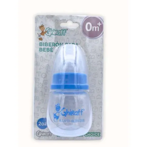 BIBERON GHIRAFF B/STANDAR 75 ML/2 OZ BG-006 - Ecofarma